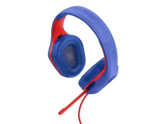 Trust GXT 415SM Zirox - Superman - hodesett - full størrelse - kablet - 3,5 mm jakk - blå, rød