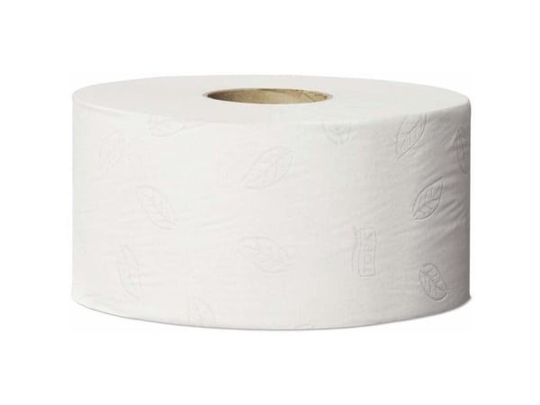 Toalettpapir Tork T2 Advanced Jumbo Mini, 2-lag, kartong og 12 ruller