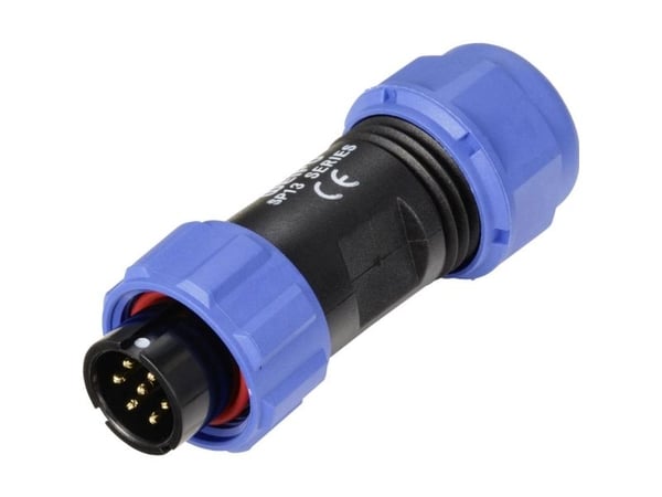 Weipu SP1310 / P 7 II rundkontakt 7-polet