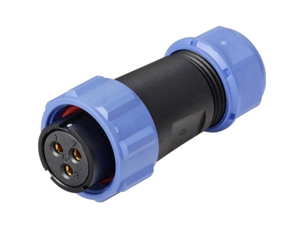 Weipu SP2110 / S 3 I rund stik-tilkobling, samlet poltall: 3, serie (rundstikforbindelse): SP21, 1 stk.