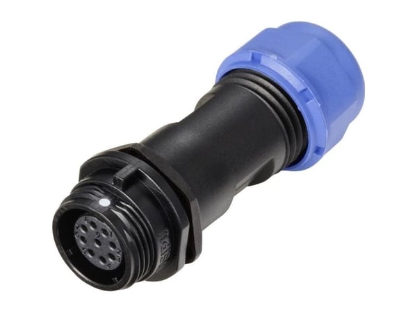 Weipu SP1311 / S 9 II rundstift-tilkobling, rett, samlet polantall: 9, serie SP13 1 stk