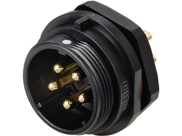 Weipu SP2112 / P5 Pyöreä liitin Liitin, uppoasennus Sarja (pyöreä liitin): SP21 Napojen kokonaismäärä: 5 1 kpl
