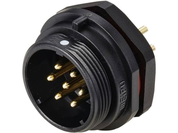 Weipu SP2112 / P rundstift, innfelt, 7-polet, serie SP21 (rundstiftforbindelse) 1 stk