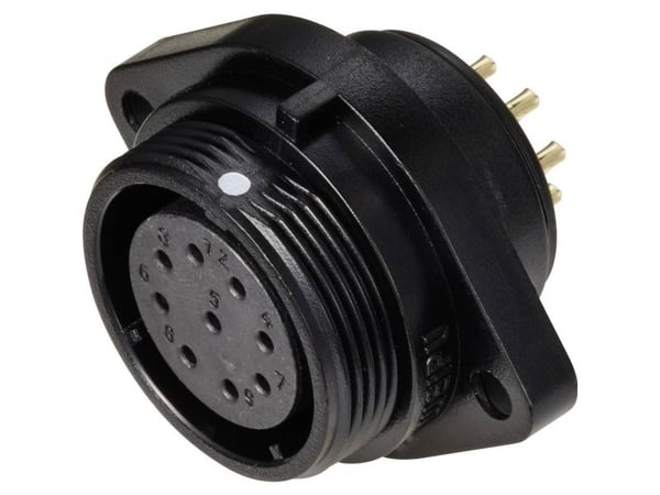 Weipu SP2113 / S 9 rundstift-tilkobling/innbygging samlet poltall: 9 serie (rundstiftforbindelse): SP21 1 stk