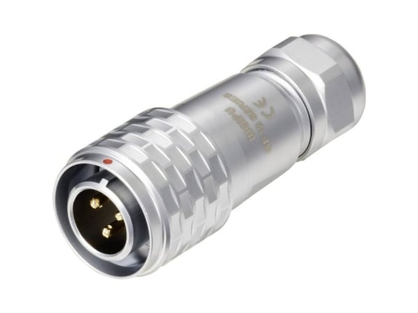 Weipu SF1210/P3 rundstiftkontakt, rett Samlet polantall: 3, serie SF12