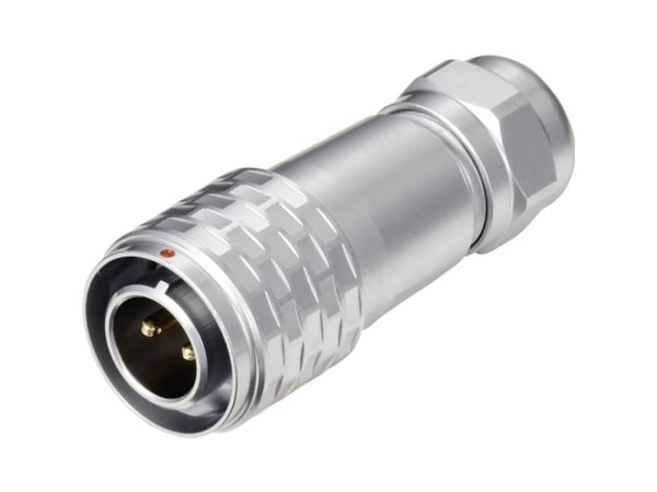 Weipu SF1210/P2 I Rund kontakt Kontakt, rak Serie (rund kontakt): SF12 Totalt antal poler: 2 1 st
