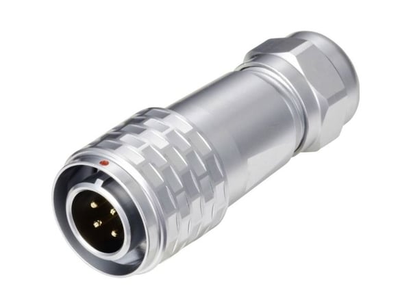 Weipu SF1210/P4 rundkontakt, kontakt, rett poltall: 4, serie SF12
