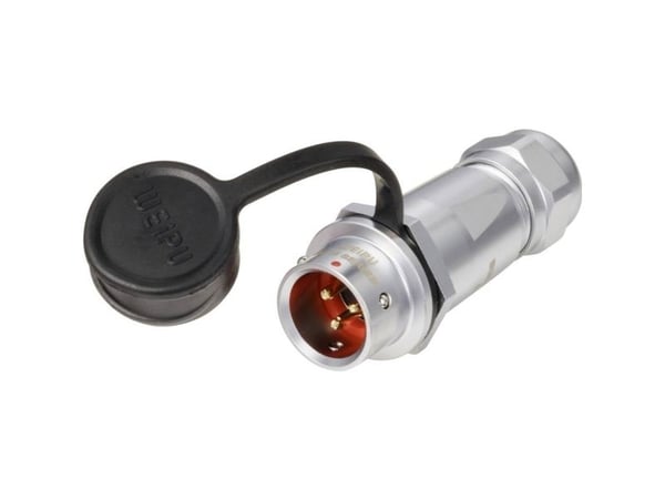 Weipu SF1211/P3 rund kontakt, rett, poltall: 3, serie SF12, 1 stk
