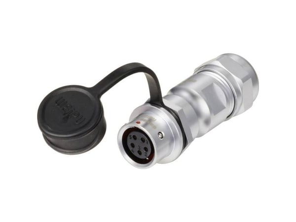 Weipu SF1211/S5 II rund stikkontakt, rett, samlet polantall: 5 serie (rundkontakt): SF12 (1 stk.)