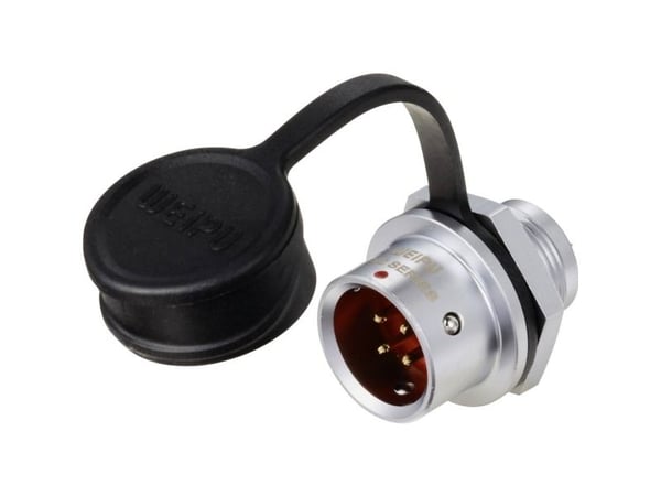 Weipu SF1212/P4 rundkontakt, 4-polet samlet