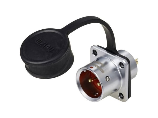 Weipu SF1213/P2 rundstift rett | 2-polet | serie SF12