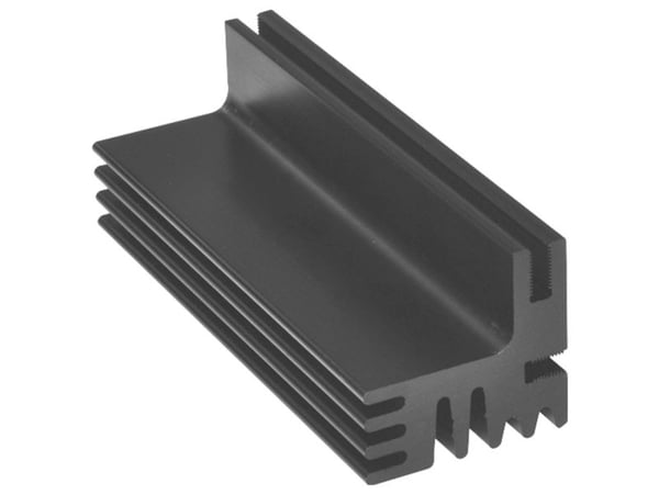 Fischer Elektronik SK 125/ 84 SA SK 125/ 84 SA Profilkylfläns 84 K/W (L x B x H) 28 x 55 x 84 mm