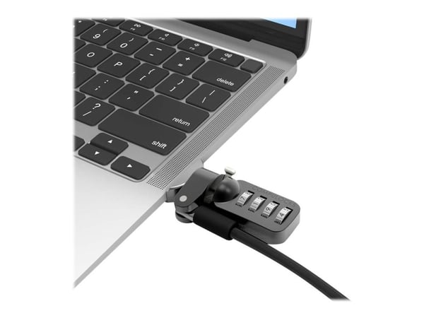 Compulocks MacBook Air 13-inch Cable Lock Adapter With Combination Cable Lock 2017 to 2019 - Sikkerhetssporlåsadapter - for Apple MacBook Air (I mi...