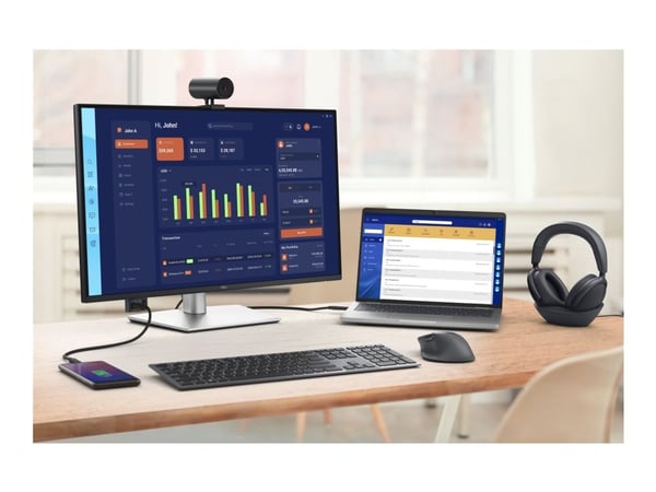 Dell Pro Plus P2725QE - LED-skjerm - 27" - 3840 x 2160 4K @ 100 Hz - IPS - 350 cd/m² - 1500:1 - 5 ms - HDMI, DisplayPort, USB-C - BTO - med 3 års B...
