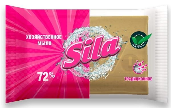 SILA grey soap 72% vegetable fat 200g