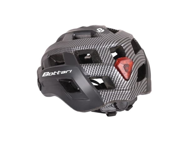 Cycling helmet Bottari 94004GB, black/grey, L/XL