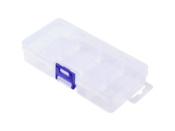 TRU COMPONENTS TC-ERB-9052 sortimentlåda (L x B x H) 155 x 70 x 30 mm, antal fack: 8, variabel indelning, 1 st