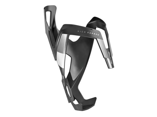 Elite Vico Carbon flaskhållare, svart matt/vit