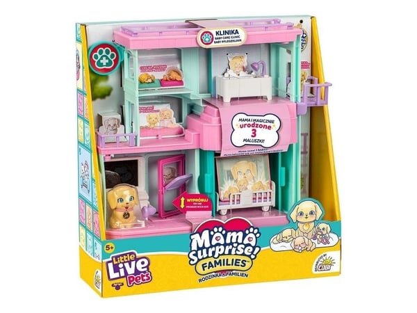 Cobi Little Live Pets Mama Surprisse! Familieklinikk (dukkhus)