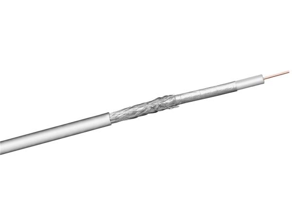 ASSMANN Electronic DIGITUS Sat Raw Cable, 85DB, 6,8MM Coat, 100 m, Valkoinen