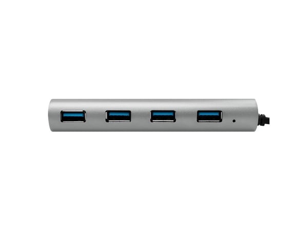 LogiLink UA0308, USB 3.2 Gen 1 (3.1 Gen 1) Type-A, USB 3.2 Gen 1 (3.1 Gen 1) Type-A, 5000 Mbit/s, Grå, Aluminium, CE, RoHS