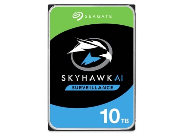 Seagate SkyHawk AI ST10000VE001 - Kiintolevy - 10 TB - sisäinen - 3,5" - SATA 6Gb/s - 7200 rpm - puskuri: 256 MB