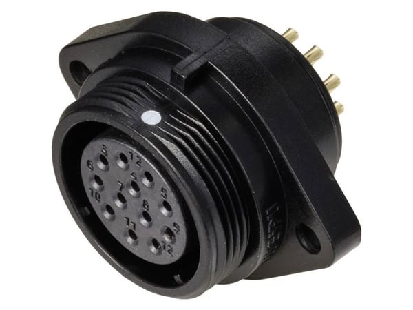 Weipu SP2113 / S 12 Rund plugganslutning, infälld Serie (rund plugganslutning): SP21 Totalt antal poler: 12 1 st