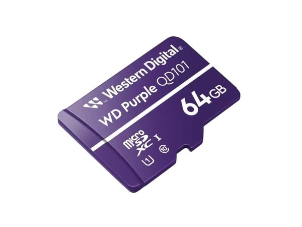WD Purple MicroSDXC 64 GB Class 10 UHS-I/U1 (SD-MICRO-10/64-WD)
