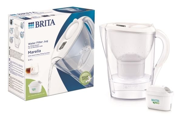 Vedensuodatin BRITA MXpro MARELLA 2,4 l, valkoinen