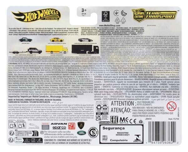 Hot Wheels Premium sett med 2 kjøretøy JBM34