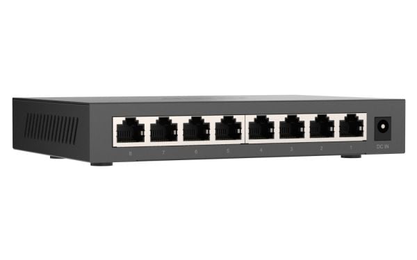 QNAP QSW-1108-8T-R2 - Switch - ikke-styrt - 8 x 10/100/1000/2.5G - stasjonær