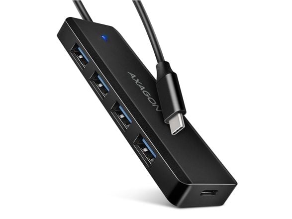 AXAGON HUE-C1C - Hub - 4 x USB 3.2 Gen 1 - stasjonær