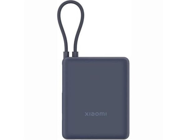 Xiaomi 33W Power Bank (integrert kabel) | 10000mAh | USB-C | Isblå