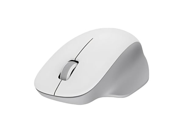 Xiaomi - Comfort Edition - mus - ergonomisk - 3 knapper - trådløs - 2.4 GHz - USB trådløs mottaker - hvit
