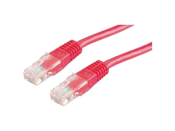 VALUE UTP Patch Cord Cat.6, red 3 m, U/UTP (UTP), Punainen