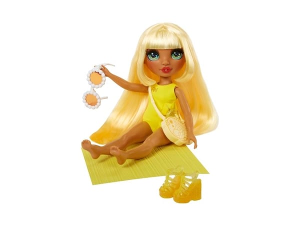 MGA Baby Doll Rainbow High Swim - Style Sunny (gul)