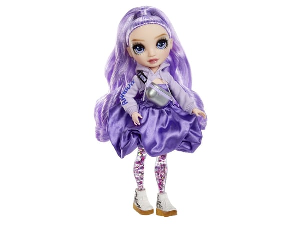 Rainbow High Sparkle & Shine Fashion Dolls- Viola (Purple), Motedukke, Jente, 4 år, Gutt/Jente, 280 mm, Flerfarget