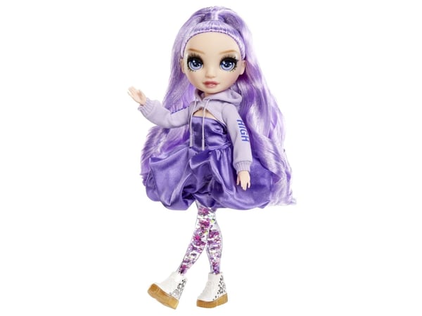 Rainbow High Sparkle & Shine Fashion Dolls- Viola (Purple), Motedukke, Jente, 4 år, Gutt/Jente, 280 mm, Flerfarget