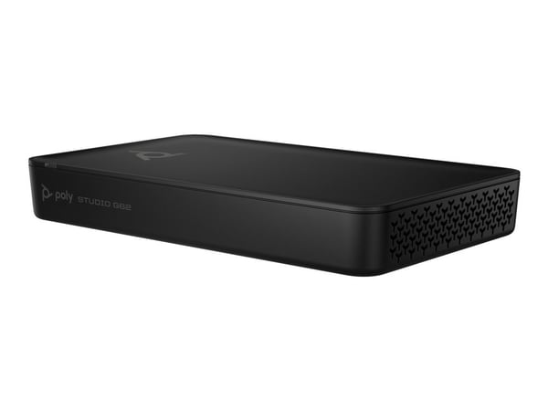 HP Poly Studio G62 - Videokonferansesystem - Certified for Microsoft Teams, Certified for Poly Video - svart - power adapter included