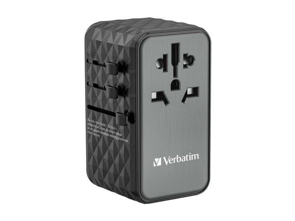 Verbatim GaN III Uni.Travel Adap 100W Welt-zu-Welt UTA-06 32121