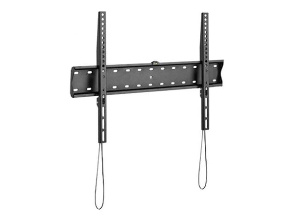 Gembird WM-70F-01 - Monteringssats (väggfäste) - fixerad - för platt panel - 40 kg - stål - svart av fin textur - skärmstorlek: 37"-70"