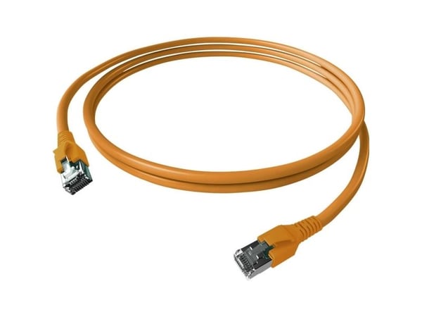 EasyLan CP1KOBOBO0010, 1 m, Cat6a, S/FTP (S-STP), RJ-45, RJ-45, Oranssi