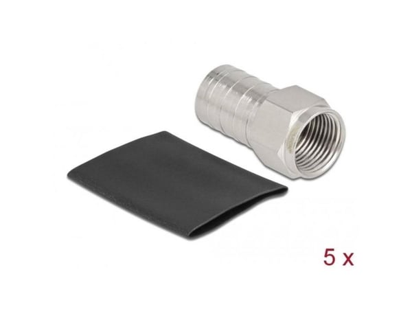 Delock - RF-liitin - F-liitin naaras - koaksiaali (90033)