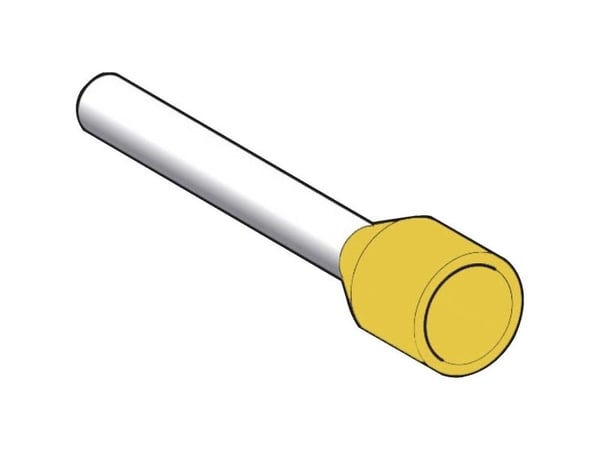 Schneider Electric DZ5CE063D kabelsko 6,0 mm² gul 100 st Schneider Electric DZ5CE063D kabelsko 6,0 mm² gul 100 st