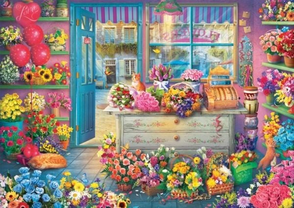 Schmidt Spiele Puzzle PQ 1000 Kwiaciarnia G3