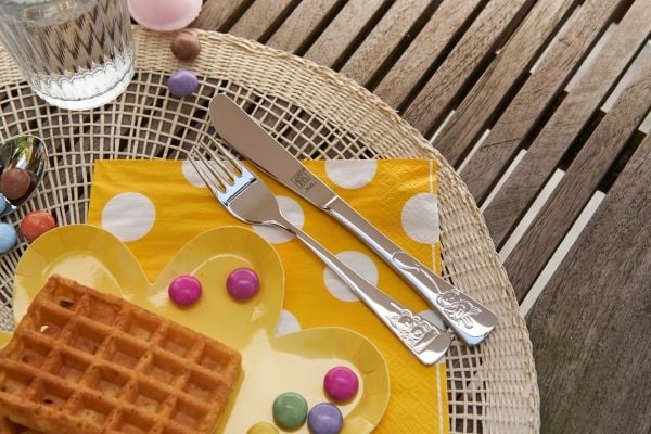 ZWILLING Teddy Lasten ruokailuvälinesarja 4-osainen, kiillotettu, kiillotettu