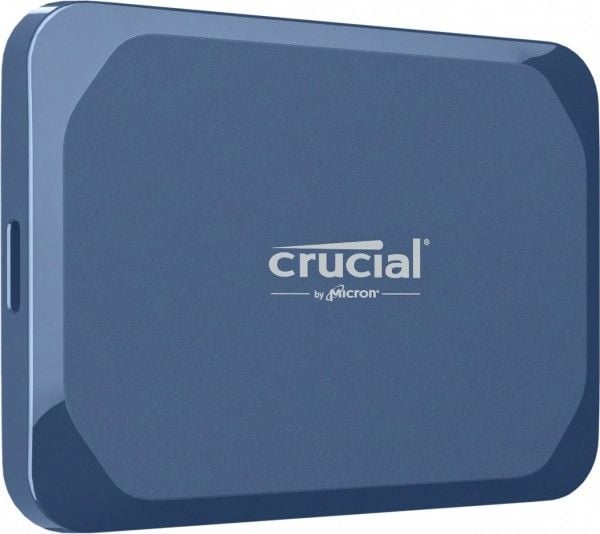 Crucial X10 extern SSD 4 TB USB 3.2 Gen 2x2 USB Type-C 2100 MB/s blå