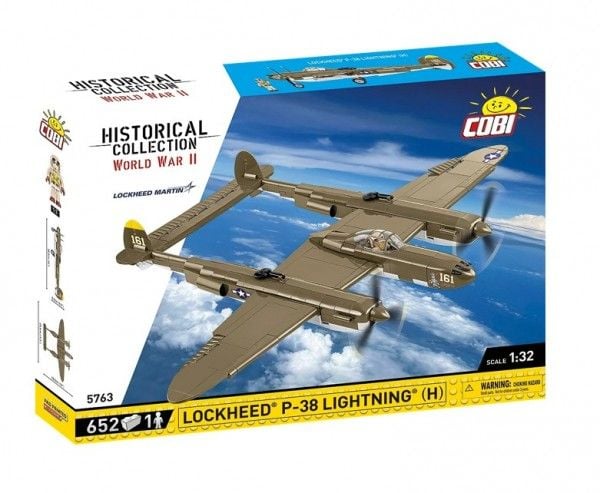 Cobi Lockheed P-38 H Lightning tiilet