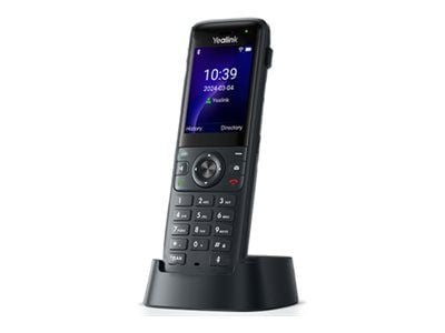 Yealink ax83H - Trådløs VoIP-telefon - med Bluetooth-grensesnitt med anrops-ID/samtale venter - IEEE 802.11a/b/g/n/ac/ax (Wi-Fi) / Bluetooth 5.0 - ... Yealink ax83H - Trådløs VoIP-telefon - med Bluetooth-grensesnitt med anrops-ID/samtale venter - IEEE 802.11a/b/g/n/ac/ax (Wi-Fi) / Bluetooth 5.0 - ...