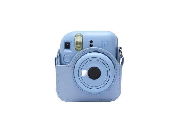 Fujifilm Instax - Fodral för kamera - konstläder - pastellblå - för Instax Mini 12